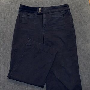 LOFT The Palmer Wide Leg Jeans